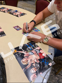 Paddy Pimblett Molly McCann autographed signed 8x10 photo UFC JSA COA