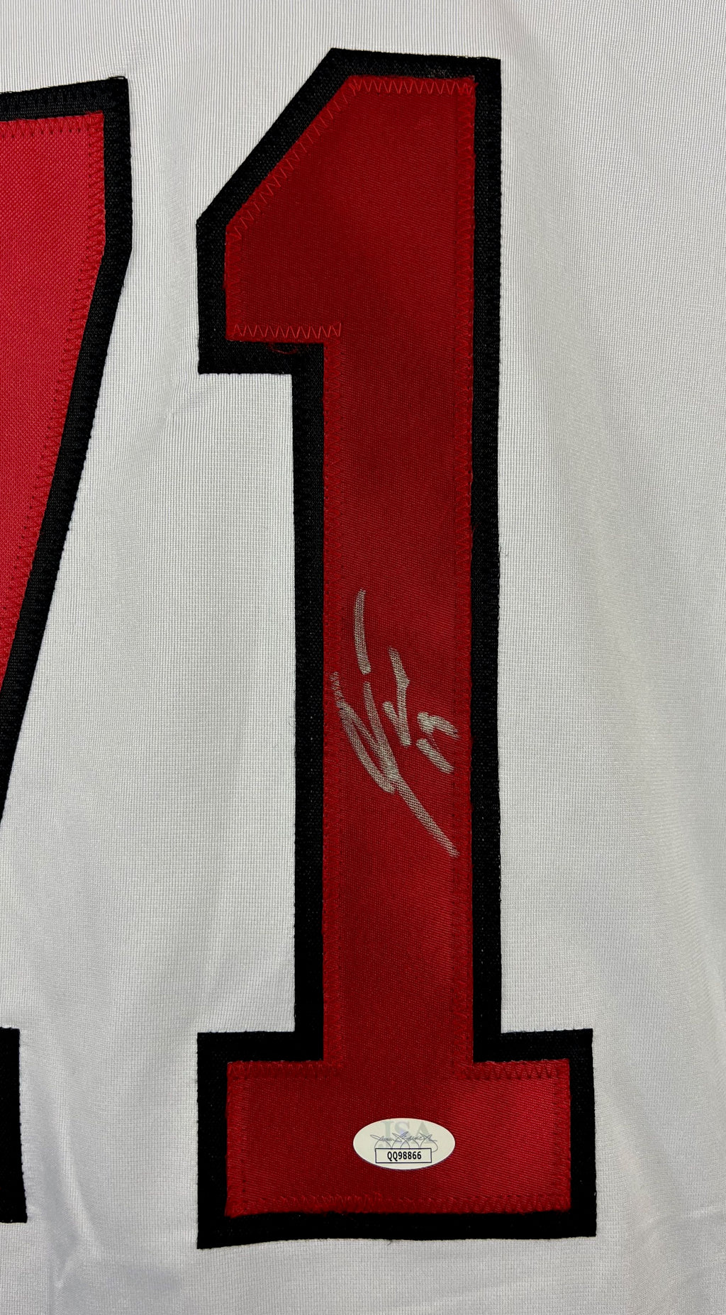 Jesper Fast autographed signed professional jersey JSA COA
