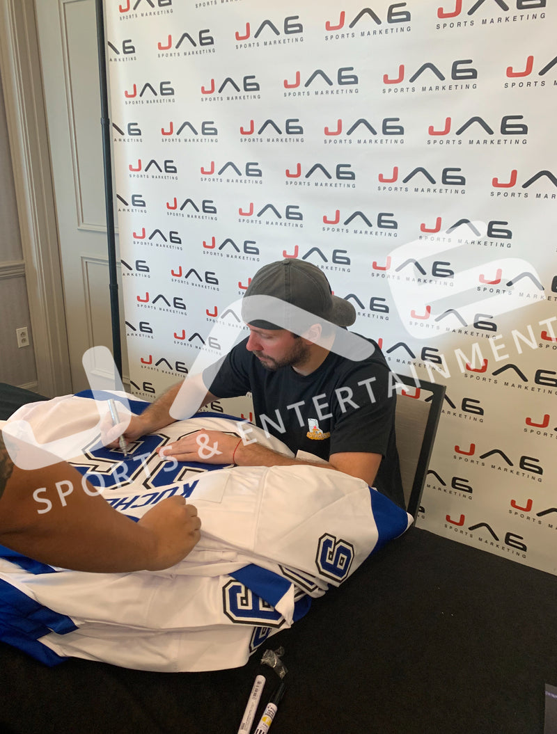 NIKITA KUCHEROV AUTOOGRAPHED SIGNED INSCRIBED CUSTOM WHITE PRO STYLE JERSEY JSA COA