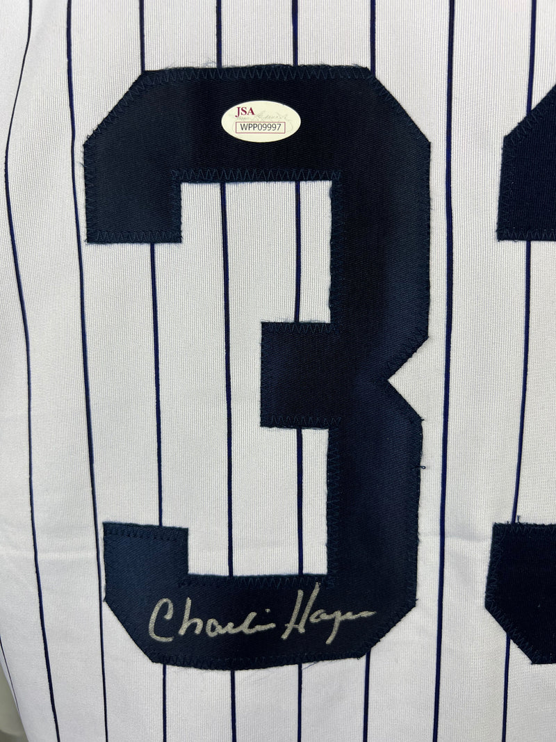 Charlie Hayes autographed signed jersey MLB New York Yankees JSA COA