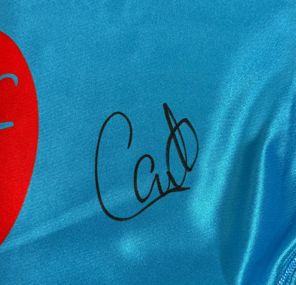 Carlito autographed signed wrestling shorts WWE JSA LWO WWF