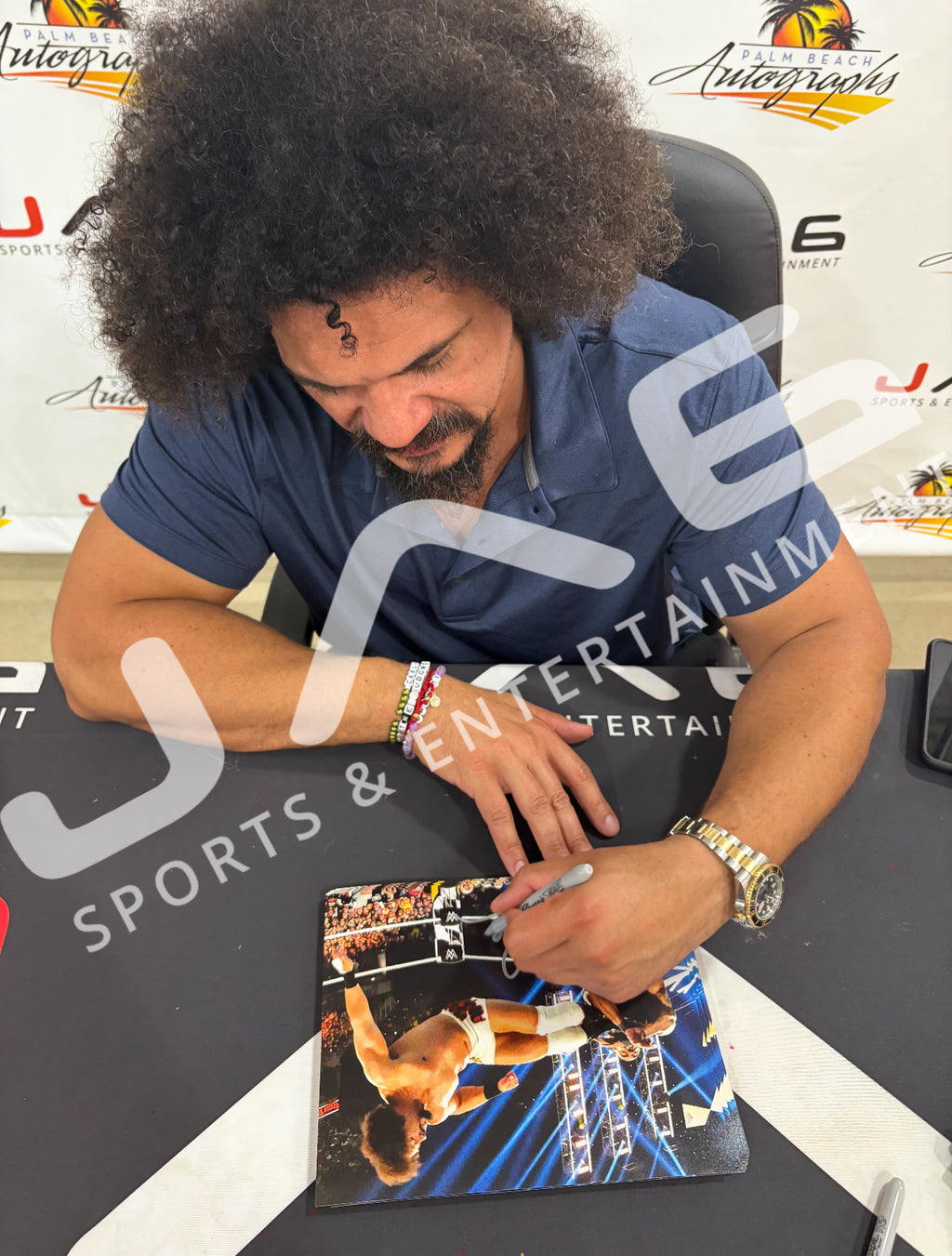 Carlito autographed signed 8x10 photo JSA WWE WWF LWO