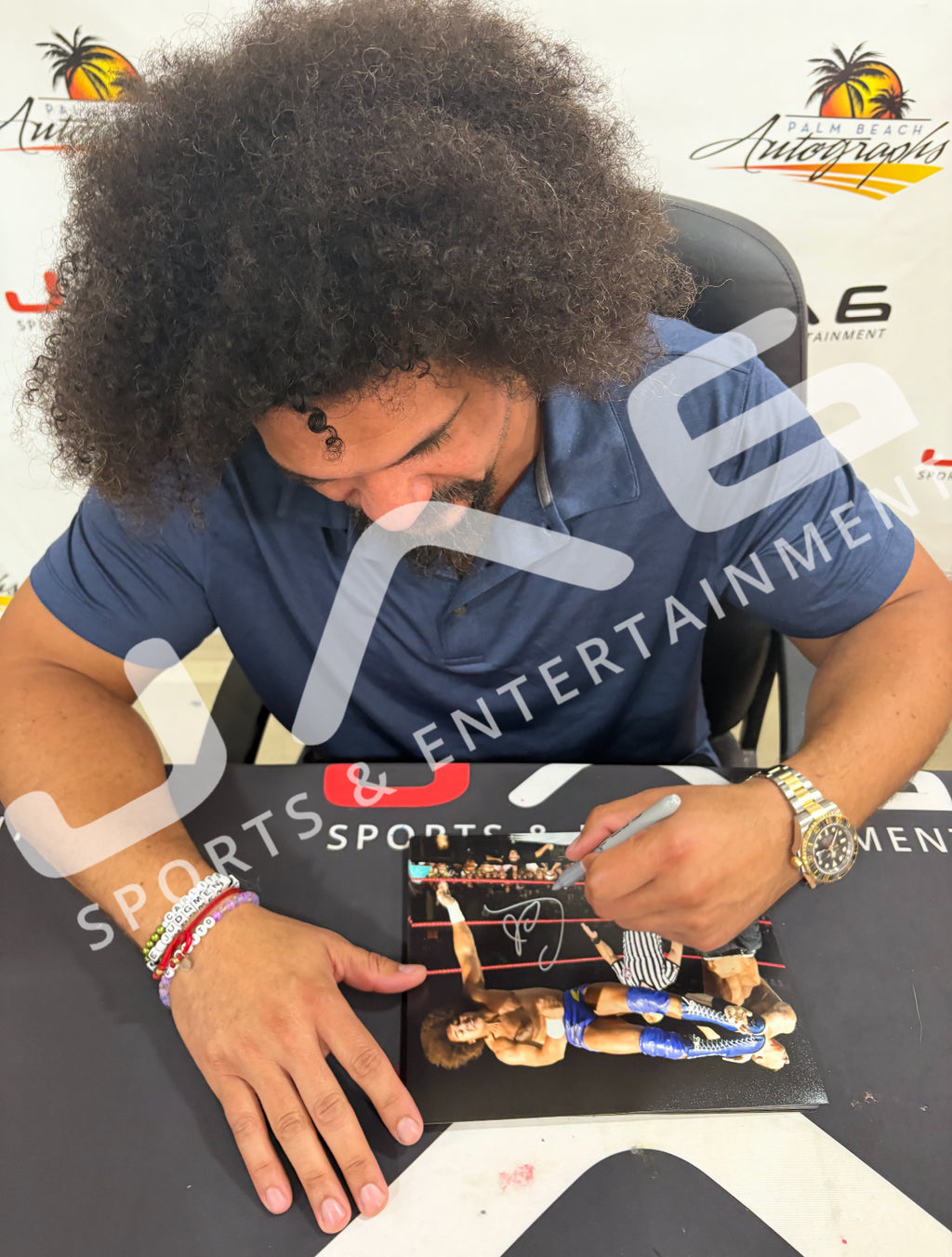 Carlito autographed signed 8x10 photo JSA WWE WWF LWO