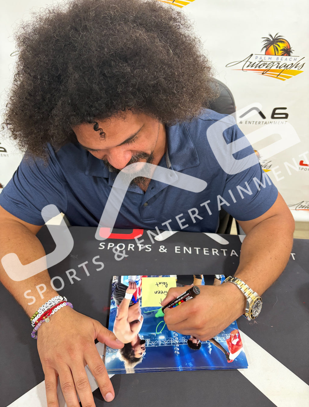 Carlito autographed signed 8x10 photo JSA WWE WWF LWO