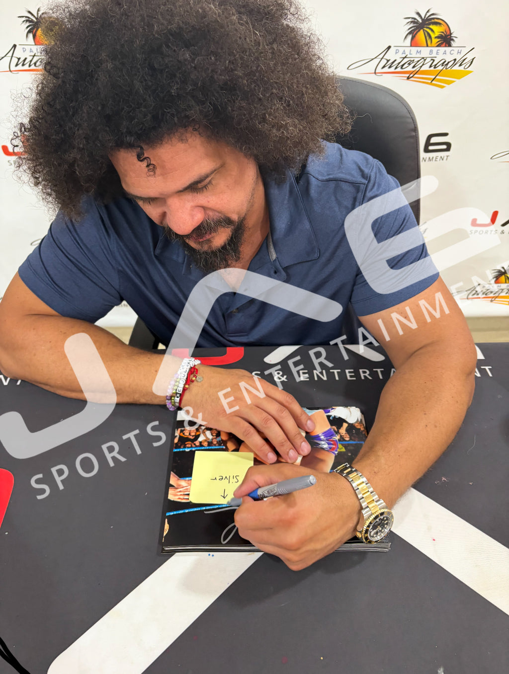 Carlito autographed signed 8x10 photo JSA WWE WWF LWO