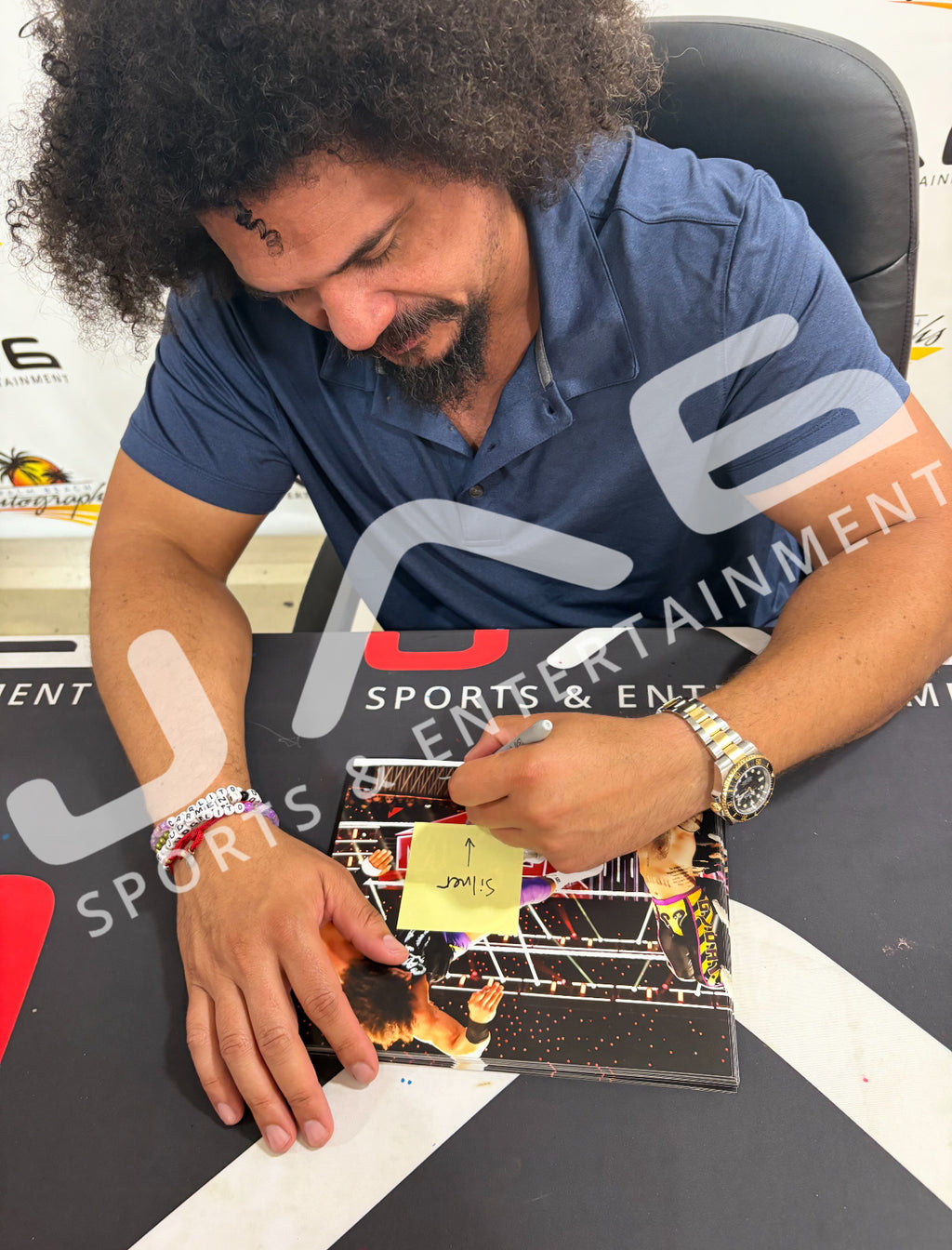 Carlito autographed signed 8x10 photo JSA WWE WWF LWO