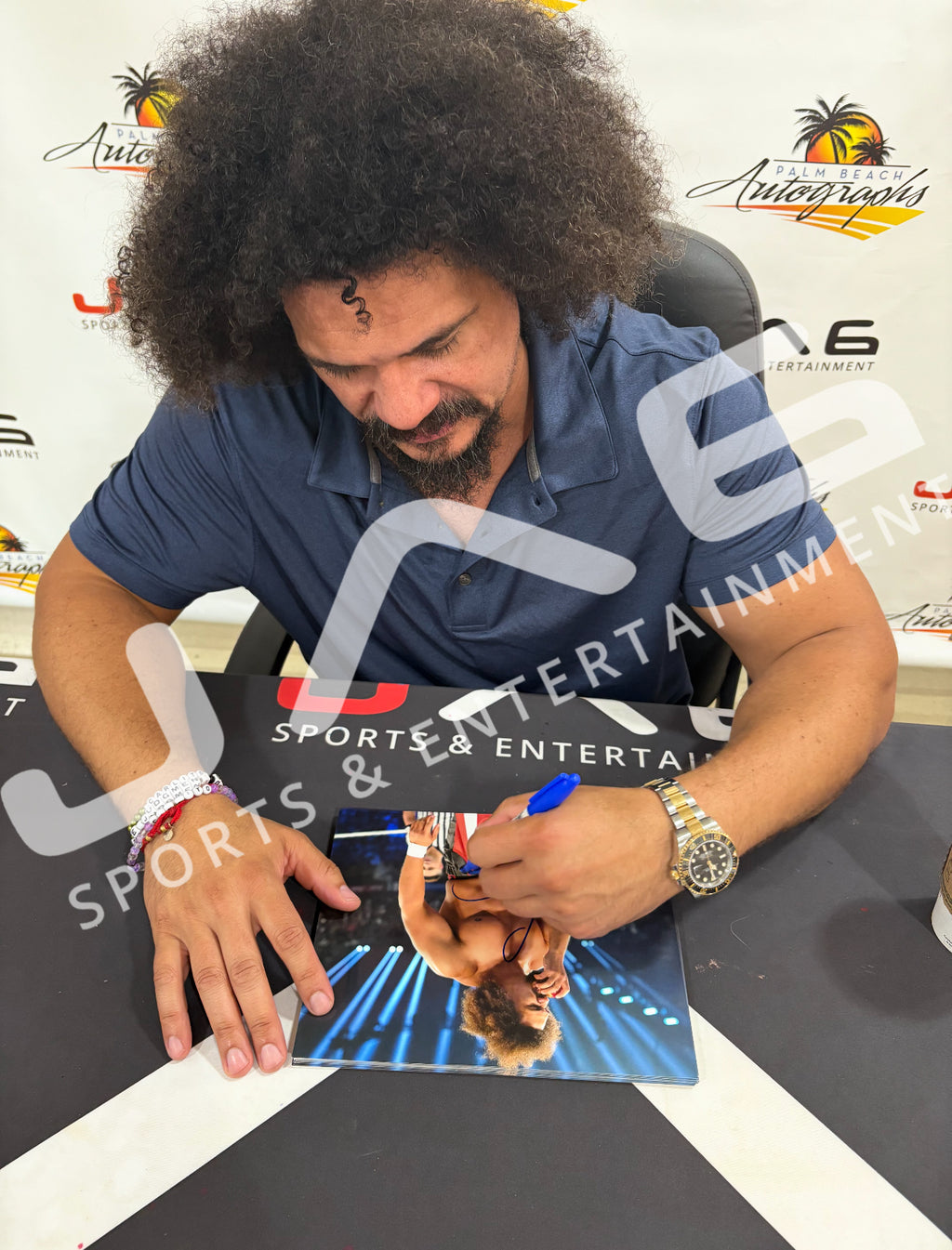 Carlito autographed signed 8x10 photo JSA WWE WWF LWO