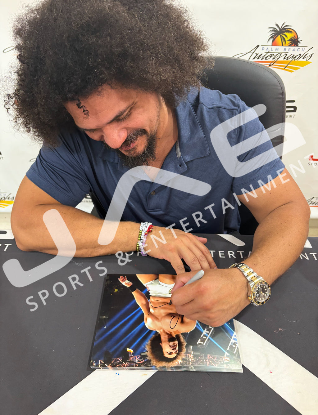 Carlito autographed signed 8x10 photo JSA WWE WWF LWO