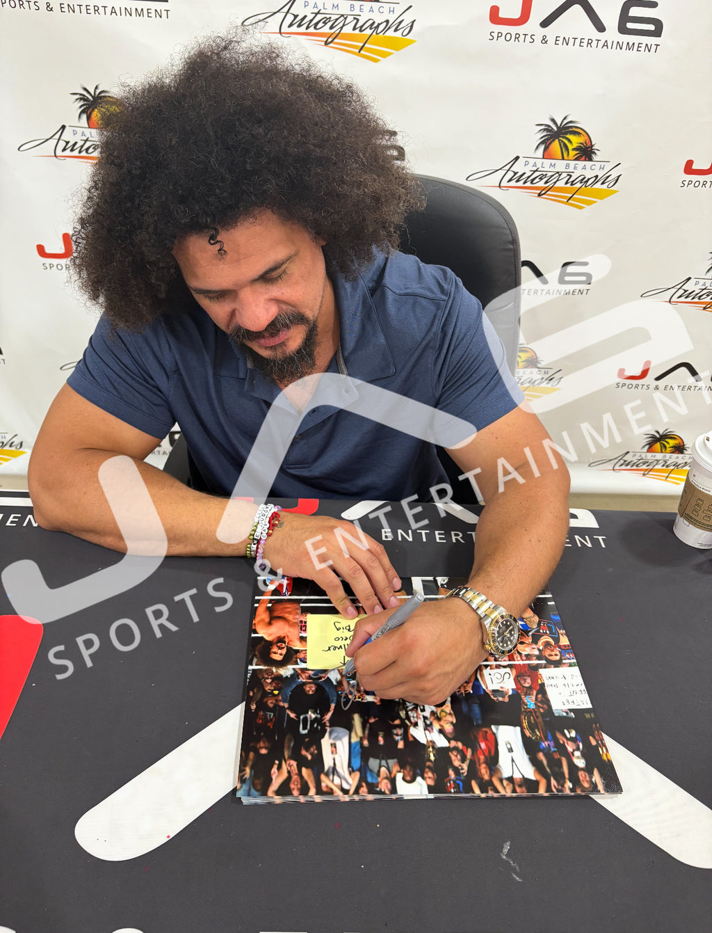 Carlito autographed signed 11x14 photo JSA WWE WWF LWO