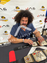 Carlito autographed signed inscribed toy belt JSA WWE WWF LWO