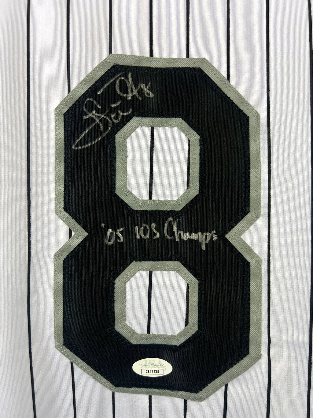 Carl Everett autographed signed inscribed jersey MLB Chicago White Sox JSA COA