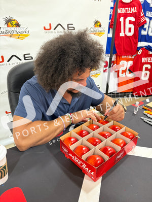 Carlito autographed signed decretive apple WWE JSA LWO WWF