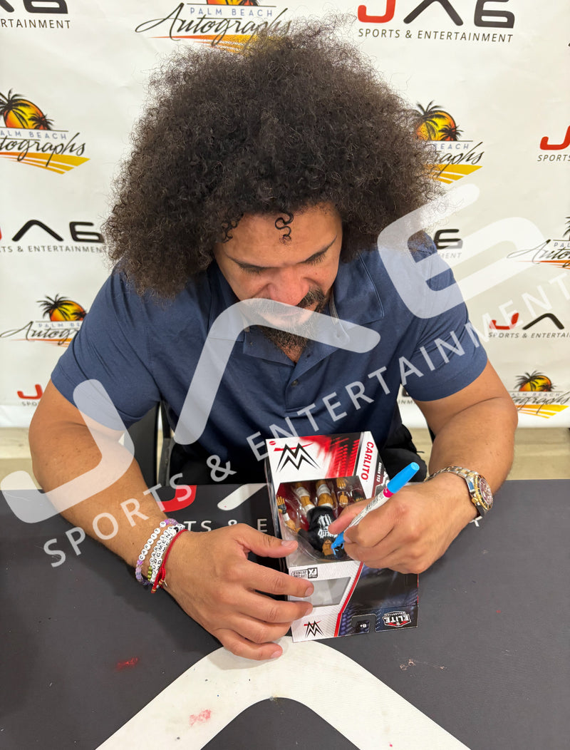 Carlito autographed signed inscribed figure JSA WWE Elite Collections Series