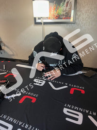 Max Holloway autographed signed glove UFC BAS Blessed