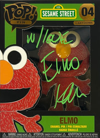 Kevin Clash autographed inscribed Funko Pop Pin #4 JSA COA Sesame Street Elmo