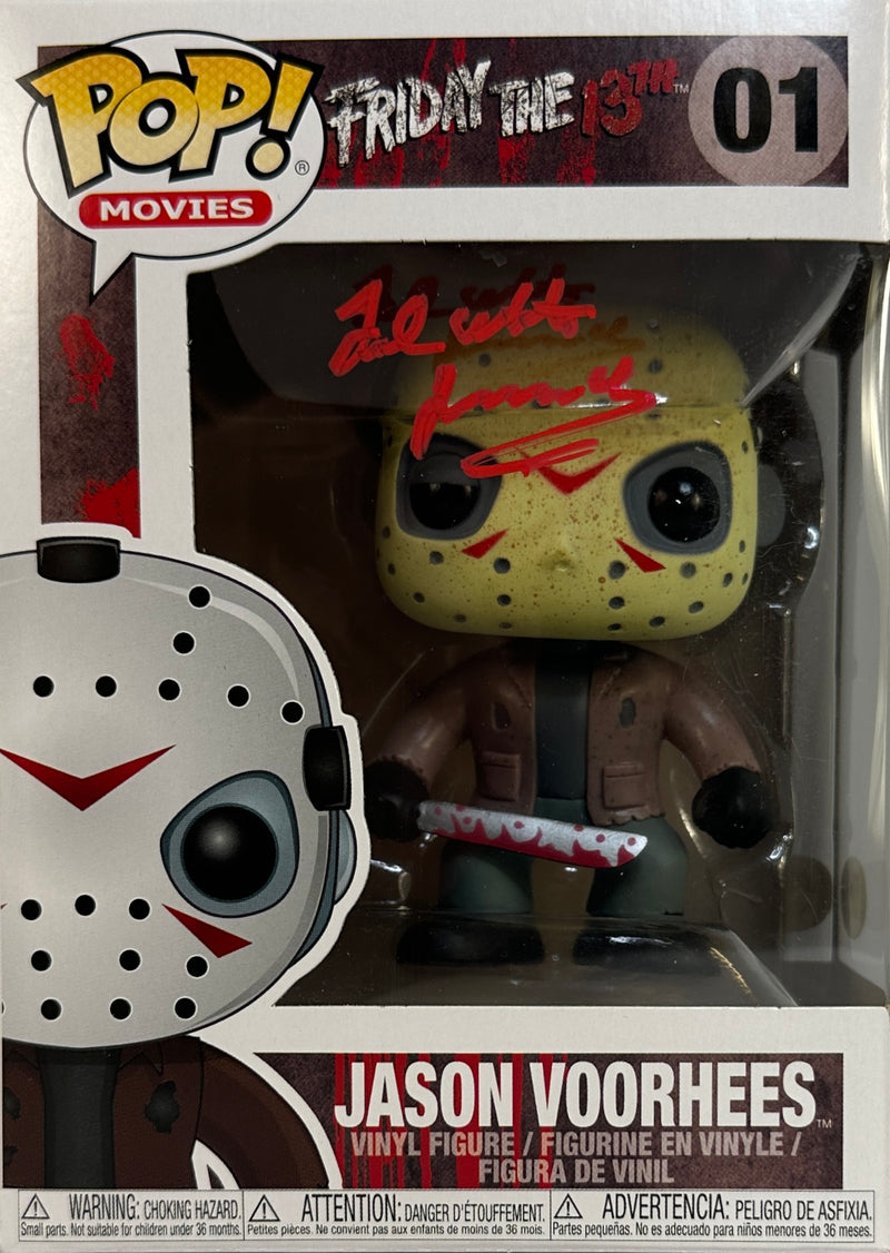 Ted White autographed signed inscribed Funko Pop #01 Friday the 13th JSA Witness