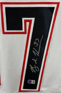 RODNEY HARRISON AUTOGRAPHED CUSTOM WHITE PRO STYLE JERSEY BAS