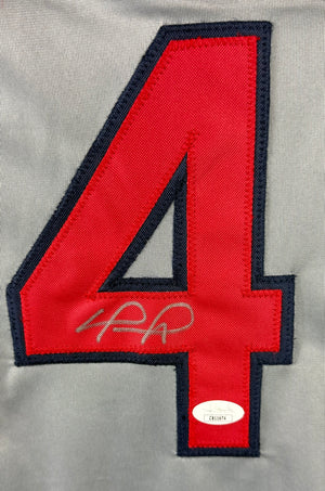 DAVID ORTIZ AUTOGRAPHED SIGNED CUSTOM GREY PRO STYLE JERSEY JSA