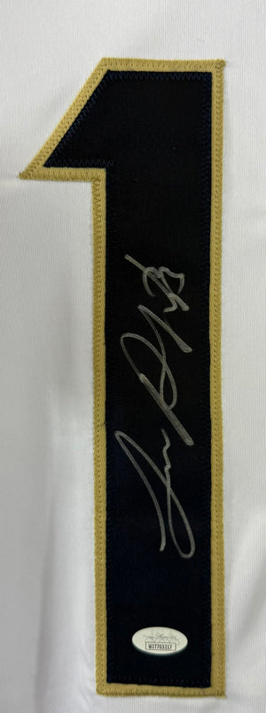 SAM REINHART AUTOGRAPHED SIGNED WHITE PRO STYLE JERSEY JSA