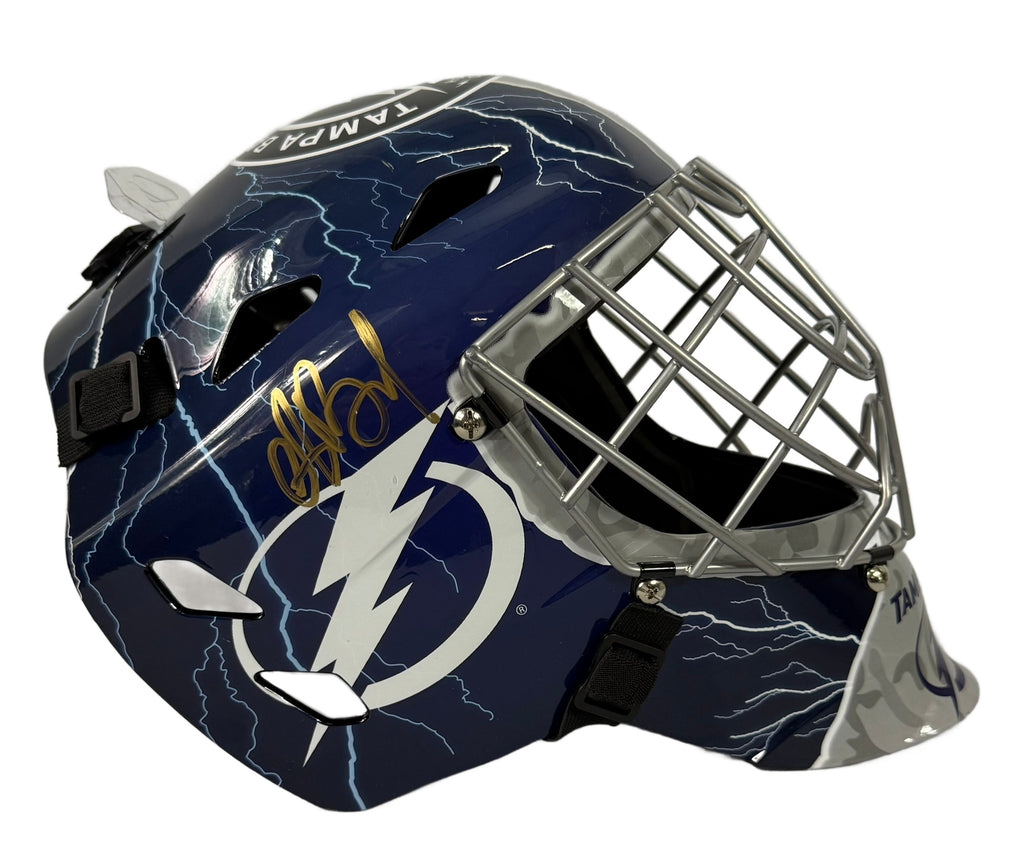 Andrei Vasilevskiy autographed signed full size mask NHL Tampa Bay Lightning JSA