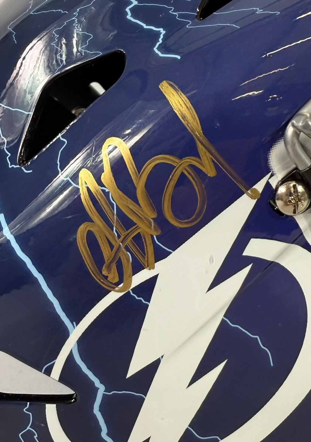 Andrei Vasilevskiy autographed signed full size mask NHL Tampa Bay Lightning JSA