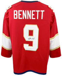 SAM BENNETT AUTOGRAPHED SIGNED RED PRO STYLE JERSEY JSA