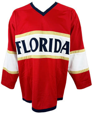 SAM BENNETT AUTOGRAPHED SIGNED RED PRO STYLE JERSEY JSA