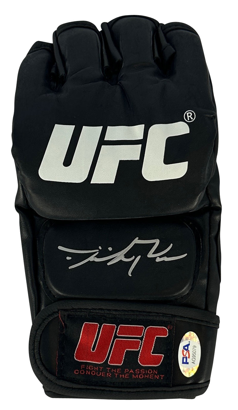 Dominick Reyes autographed signed UFC Glove PSA COA MMA