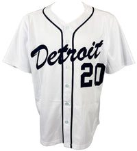 MICKEY TETTLETON AUTOGRAPHED SIGNED WHITE PRO STYLE JERSEY BAS