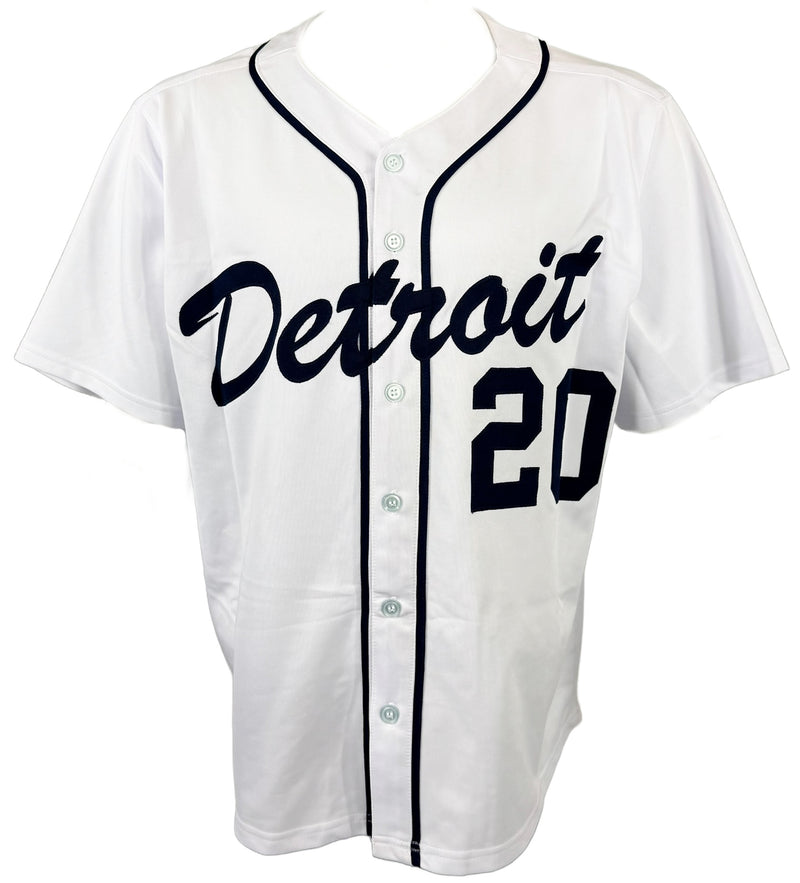 MICKEY TETTLETON AUTOGRAPHED SIGNED WHITE PRO STYLE JERSEY BAS