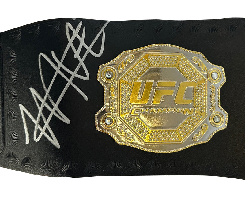 Khabib Nurmagomedov autographed signed belt UFC Conor McGregor JSA COA