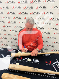 Steve Sax autographed signed inscribed bat Los Angeles Dodger PSA Yankees