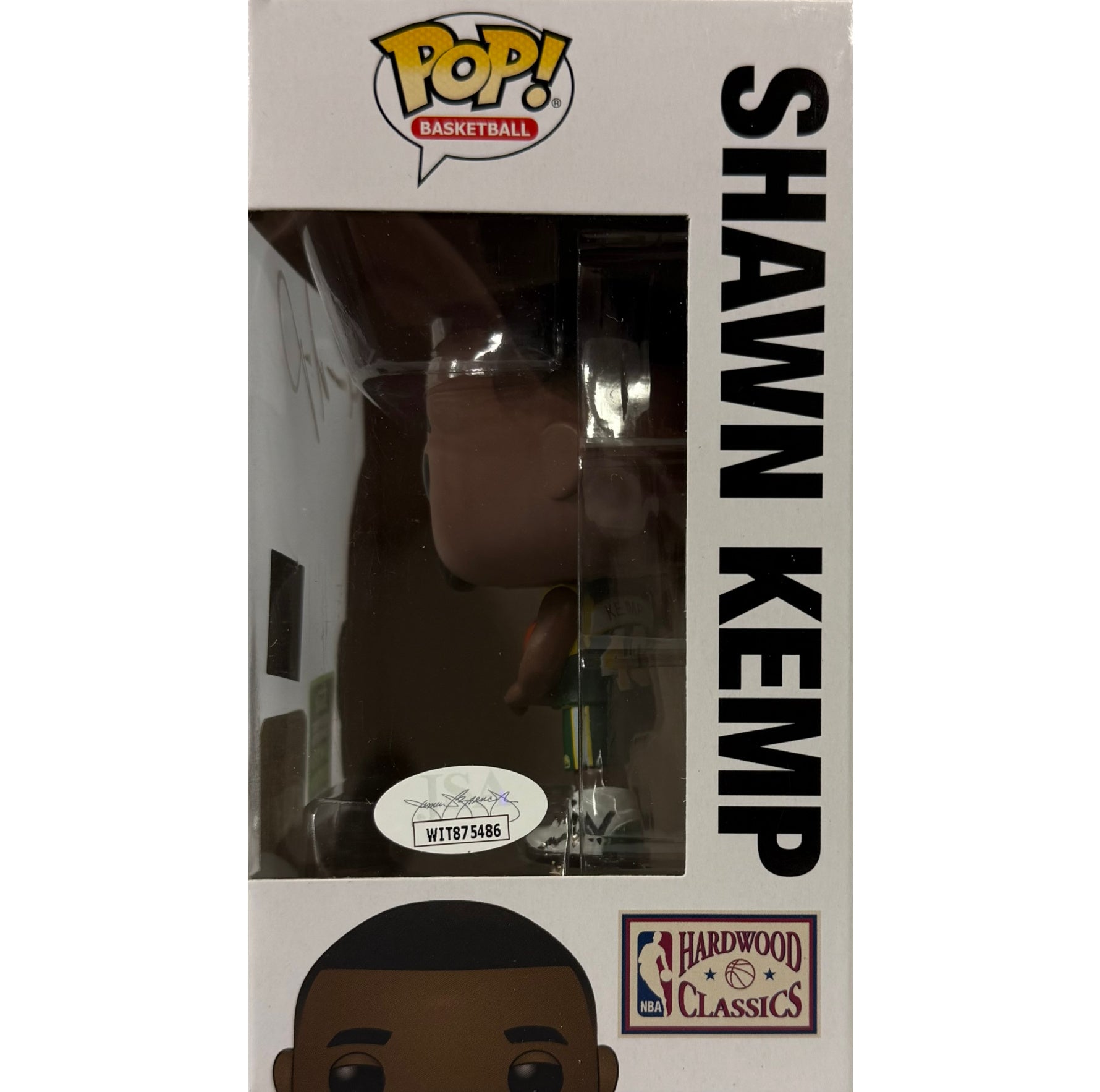 Shawn Kemp autographed signed Funko Pop JSA Seattle SuperSonics