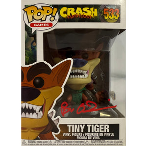 Brendan O'Brien autographed signed Funko Pop #533 BAS Crash Bandicoot Tiny Tiger