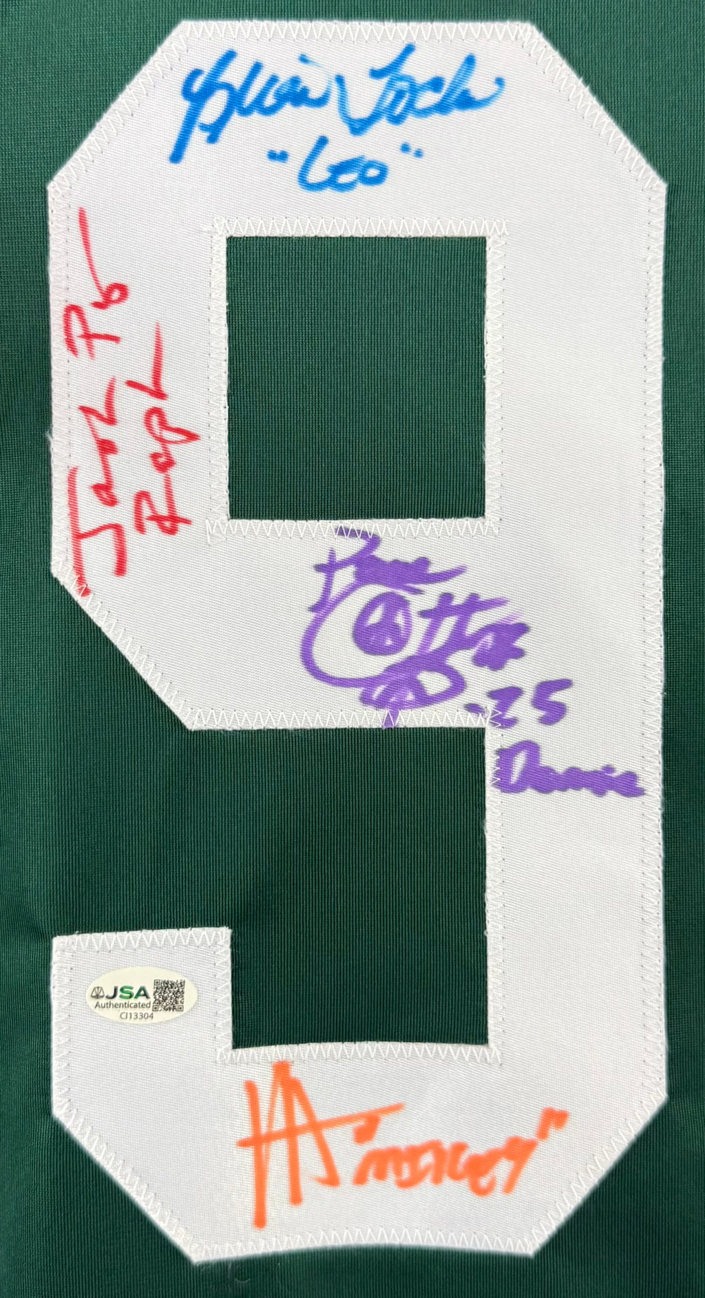 Cast signed inscribed jersey Teenage Mutant Ninja Turtles JSA Feldman Pais Rist Tochi