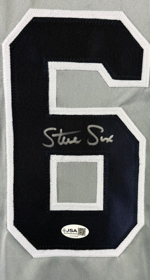 STEVE SAX SIGNED AUTOGRAPHED GREY PRO STYLE JERSEY JSA COA