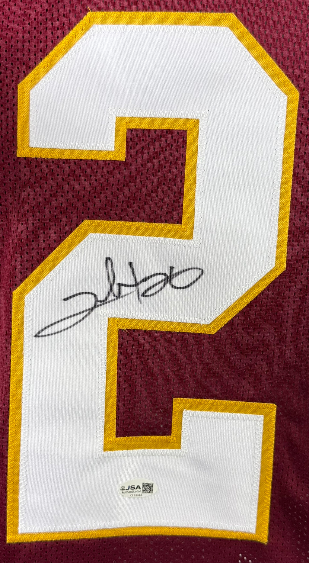 CLINTON PORTIS AUTOGRAPHED SIGNED MAROON CUSTOM PRO STYLE JERSEY JSA