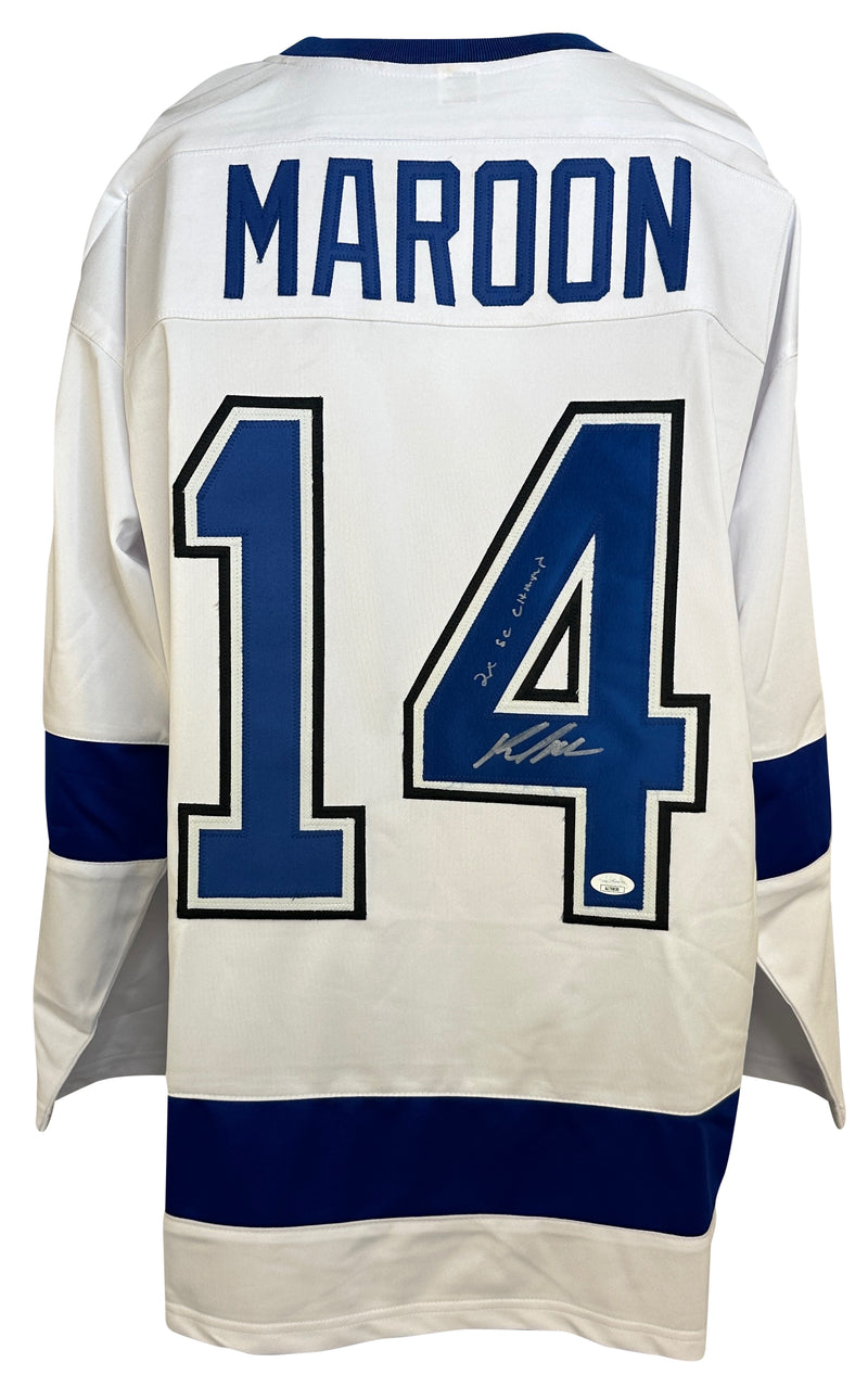 Pat Maroon autographed signed inscribed jersey Tampa Bay Lightning JSA COA