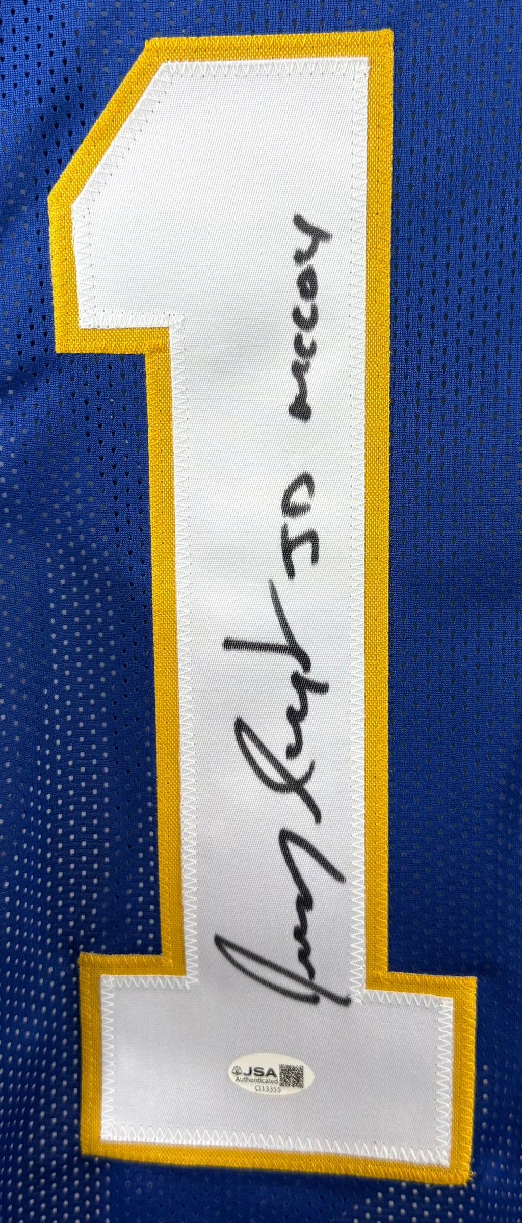 Jeremy Sumpter autographed inscribed jersey Friday Night Lights JSA J.D McCoy
