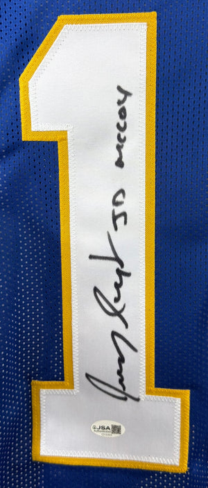 Jeremy Sumpter autographed inscribed jersey Friday Night Lights JSA J.D McCoy