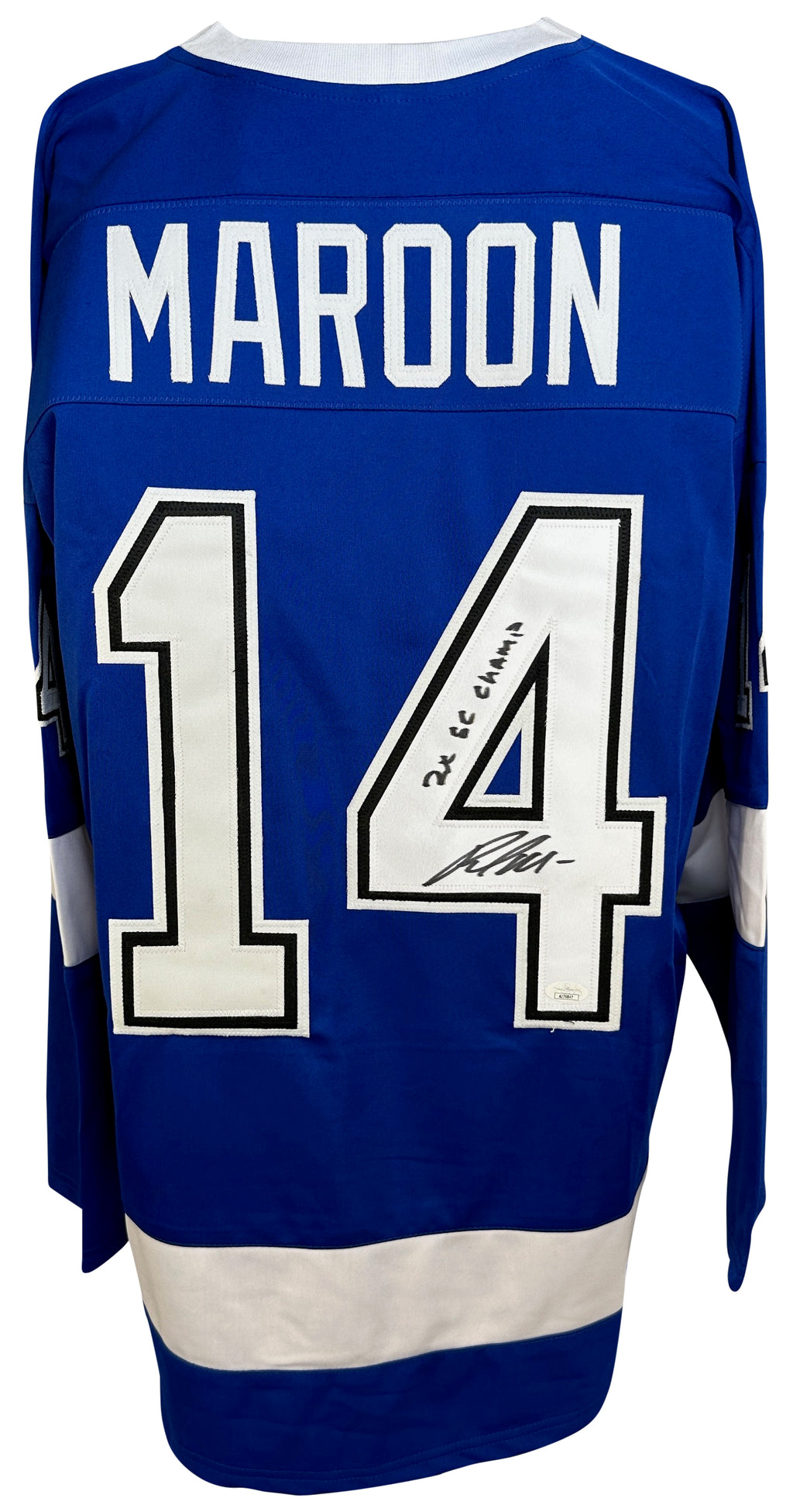 Pat Maroon autographed signed inscribed jersey Tampa Bay Lightning JSA COA