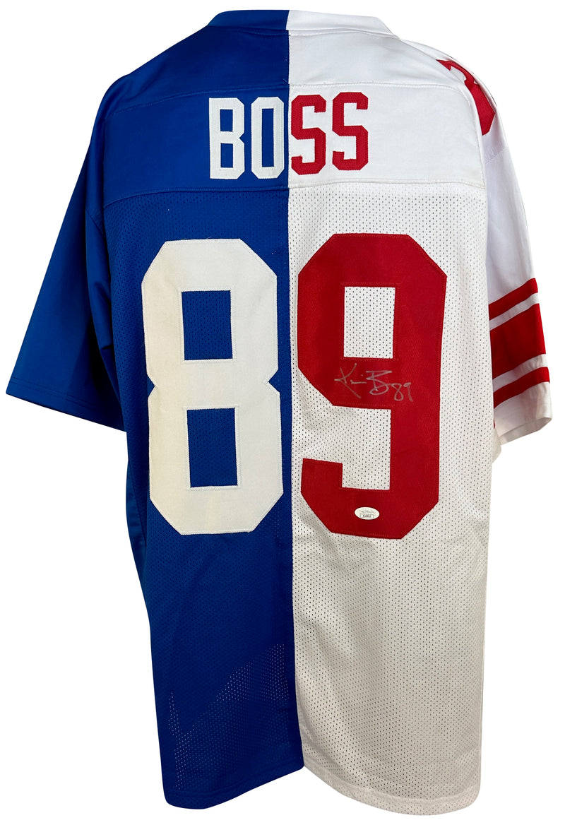 Kevin Boss autographed signed jersey NFL New York Giants JSA COA