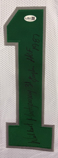 WILBERT MONTGOMERY AUTOGRAPHED INSCRIBED CUSTOM WHITE PRO STYLE JERSEY JSA