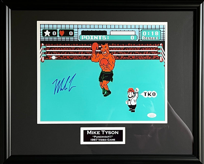 Mike Tyson autographed signed framed 11x14 photo Boxing JSA COA Iron Mike