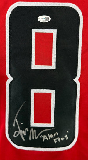 Jamison Newlander signed inscribed jersey Alan Frog JSA COA The Lost Boys