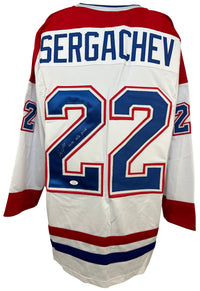 Mikhail Sergachev autographed inscribed jersey NHL Tampa Bay Lightning JSA COA