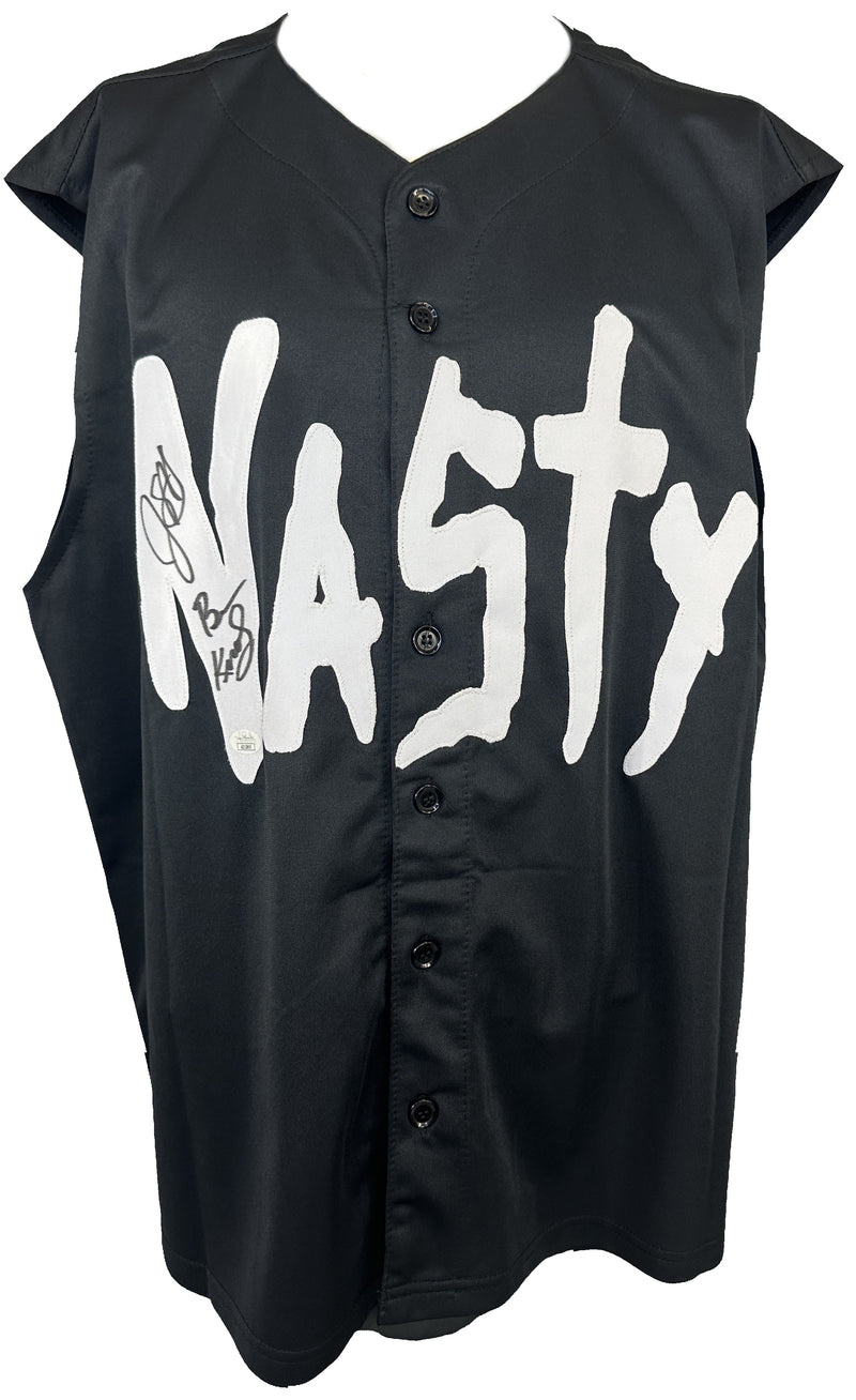 Brian Knobbs Jerry Sags autographed signed jersey WWE WWF JSA