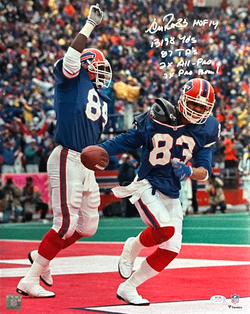 Andre Reed autographed signed inscribed 16x20 photo NFL Buffalo Bills PSA COA
