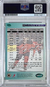 Ken Daneyko auto card 1994 Parkhurst #131 PSA Encapsulated New Jersey Devils