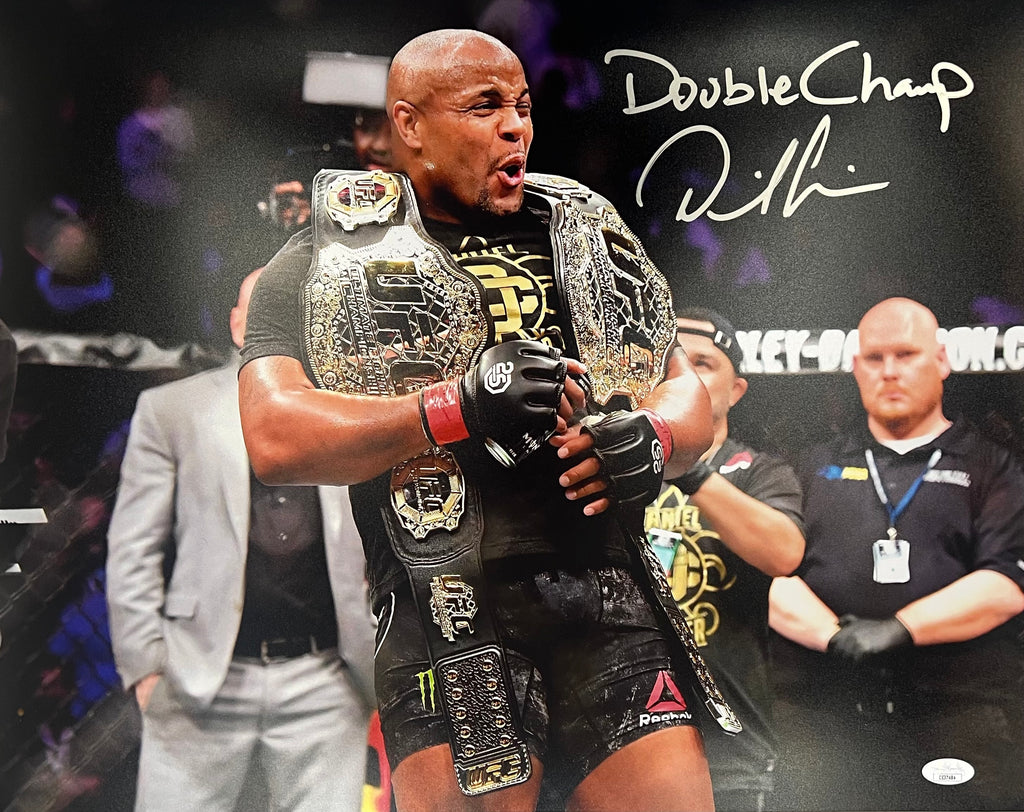 Daniel Cormier inscribed signed 16x20 photo UFC JSA COA